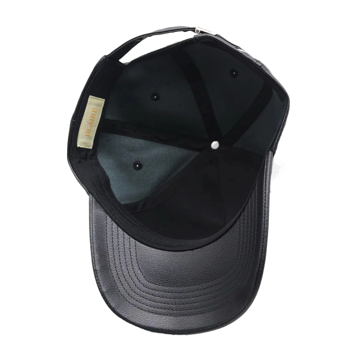 6-PANEL LEATHER CAP - Image 3