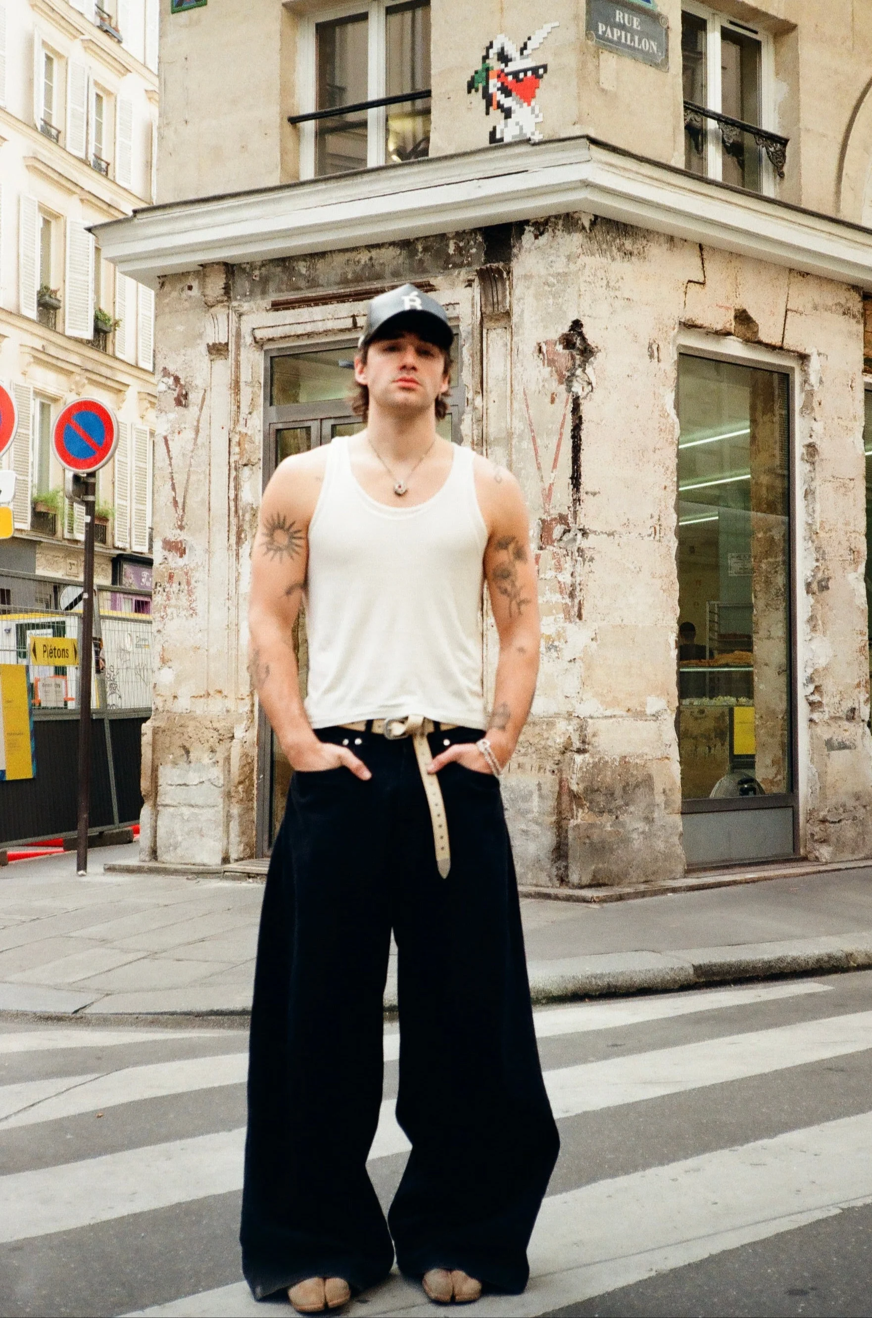 6-PANEL LEATHER CAP - Image 4