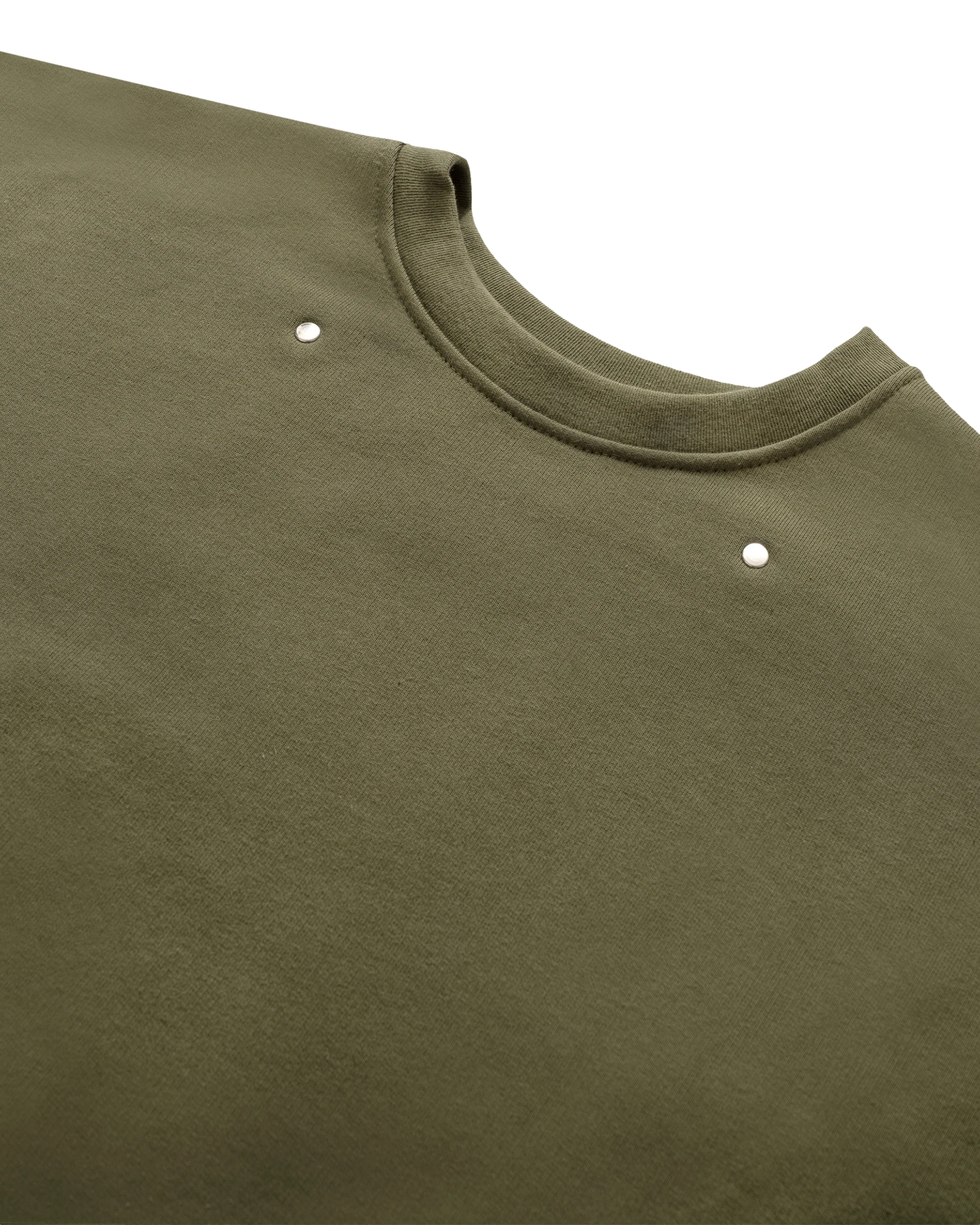 EVERGREEN LOOSE METAL RIVET CREWNECK - Image 3