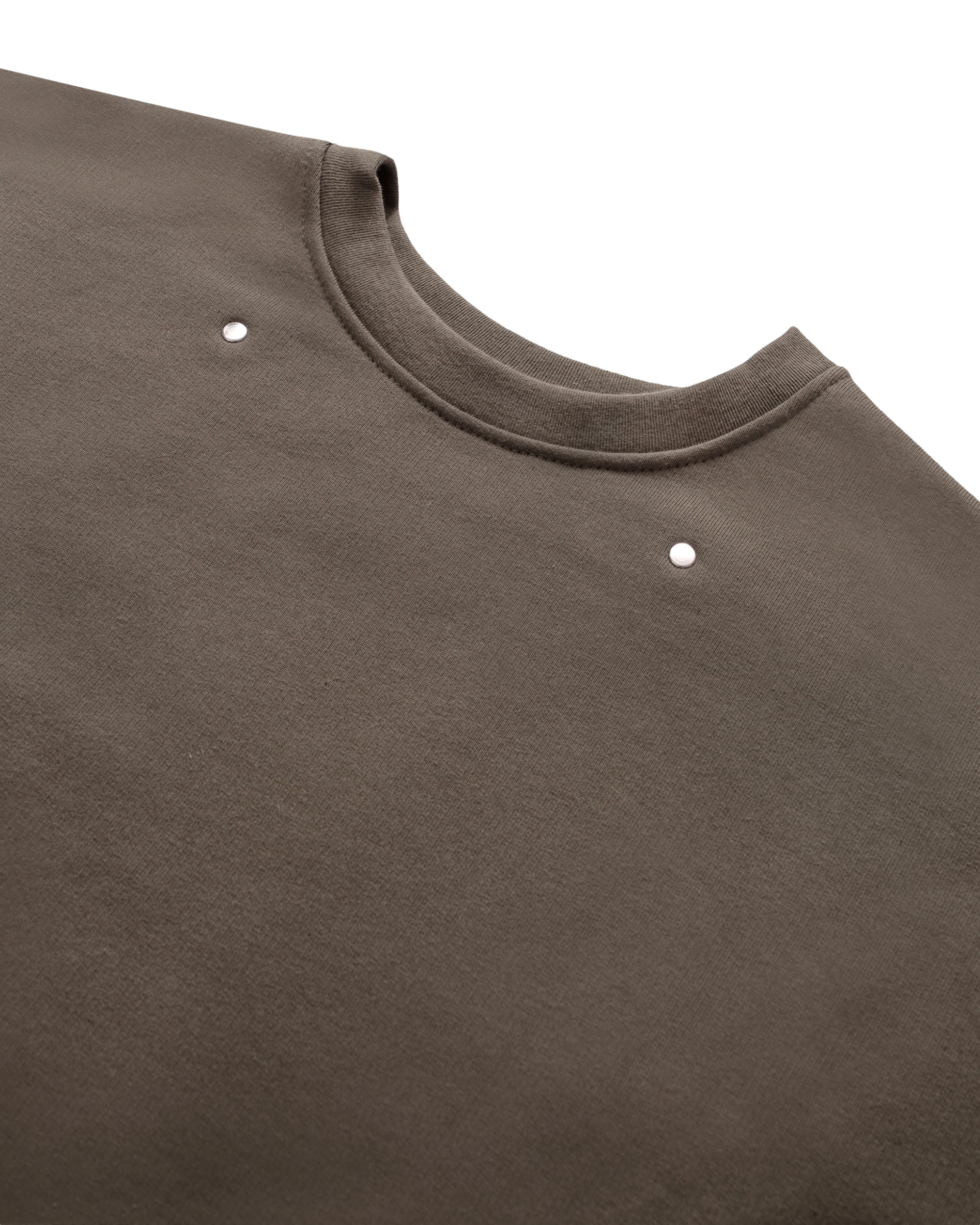 EVERGREEN LOOSE METAL RIVET CREWNECK - Image 3