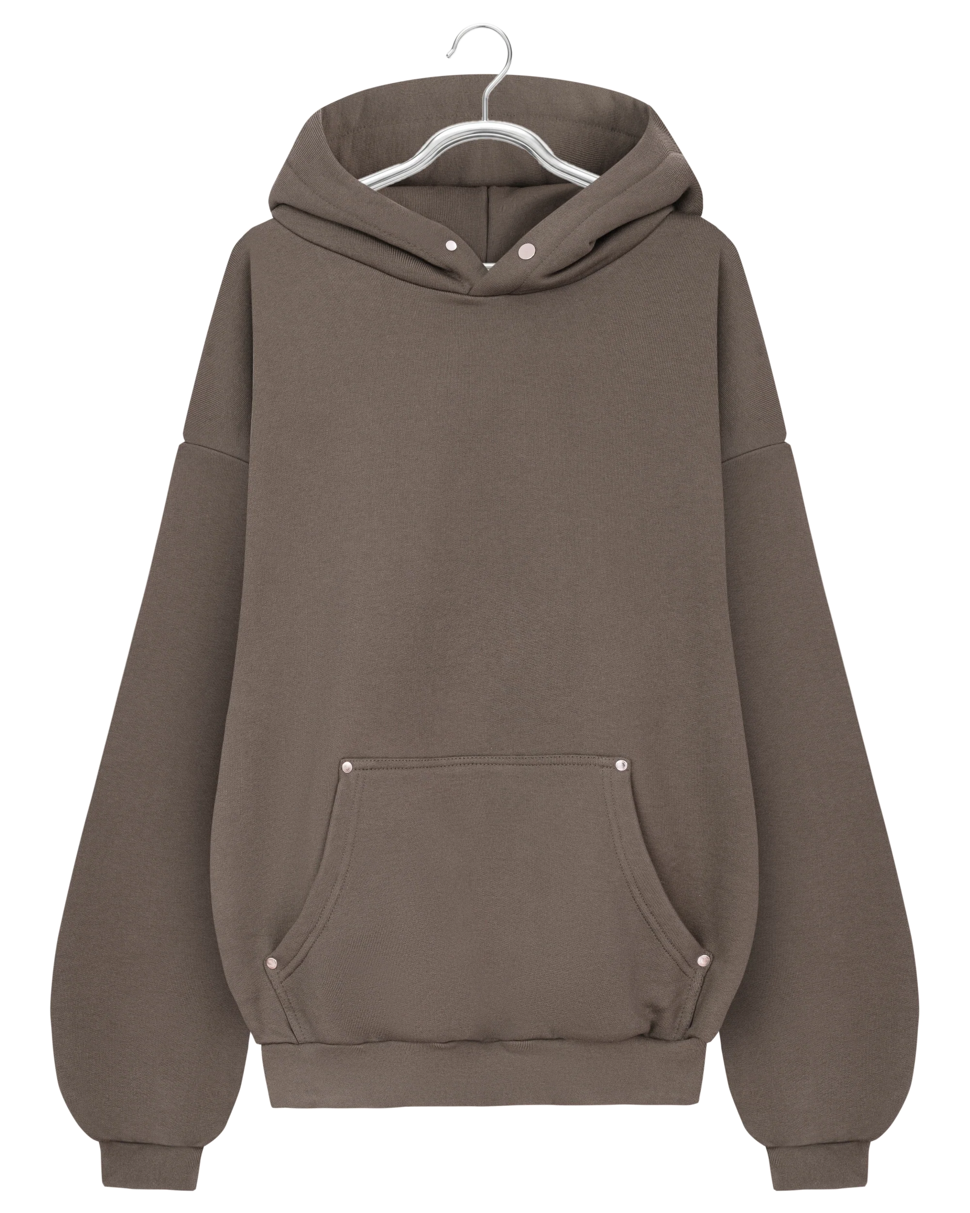 EVERGREEN METAL RIVET HOODIE