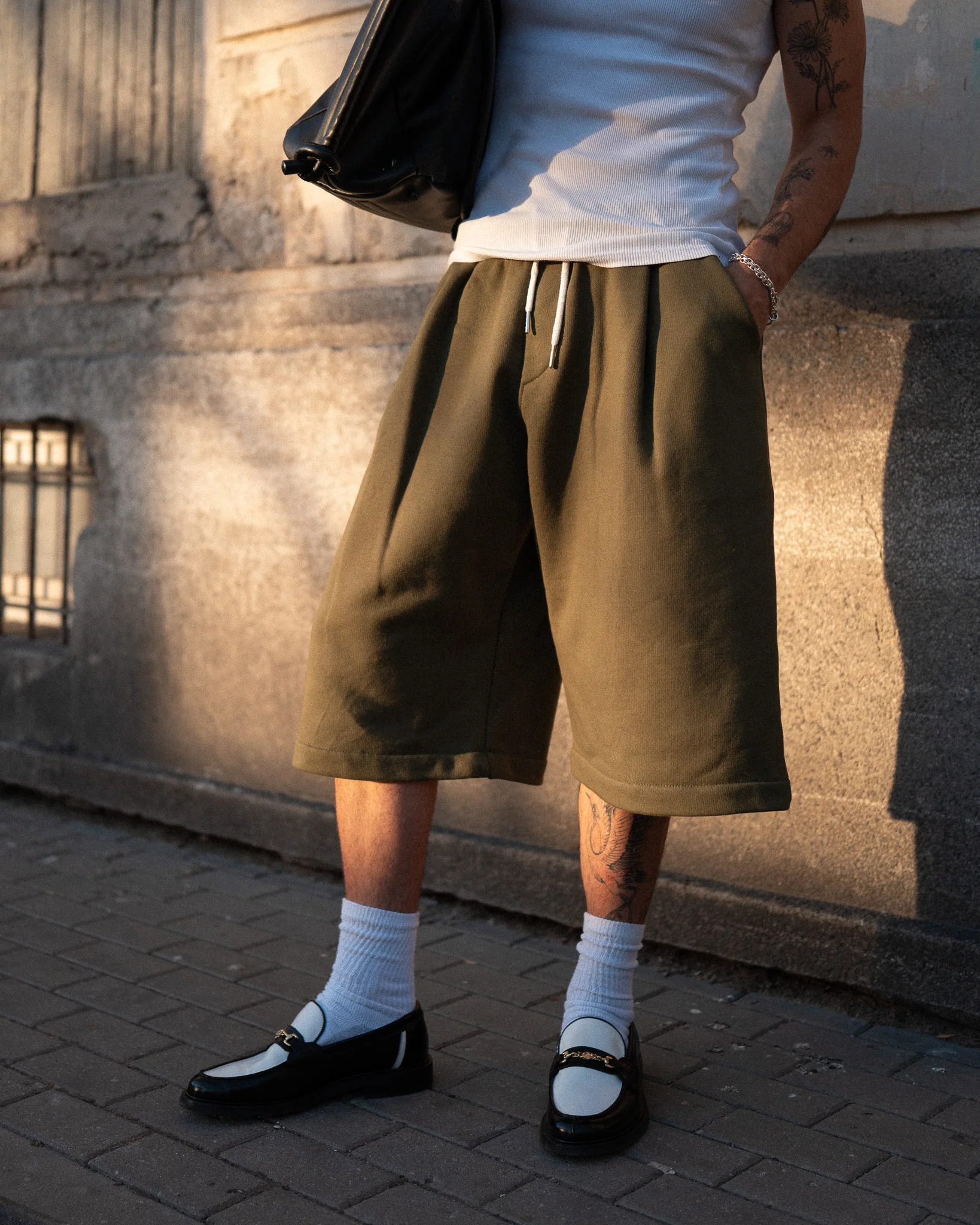 EVERGREEN SWEAT JORTS - Image 4