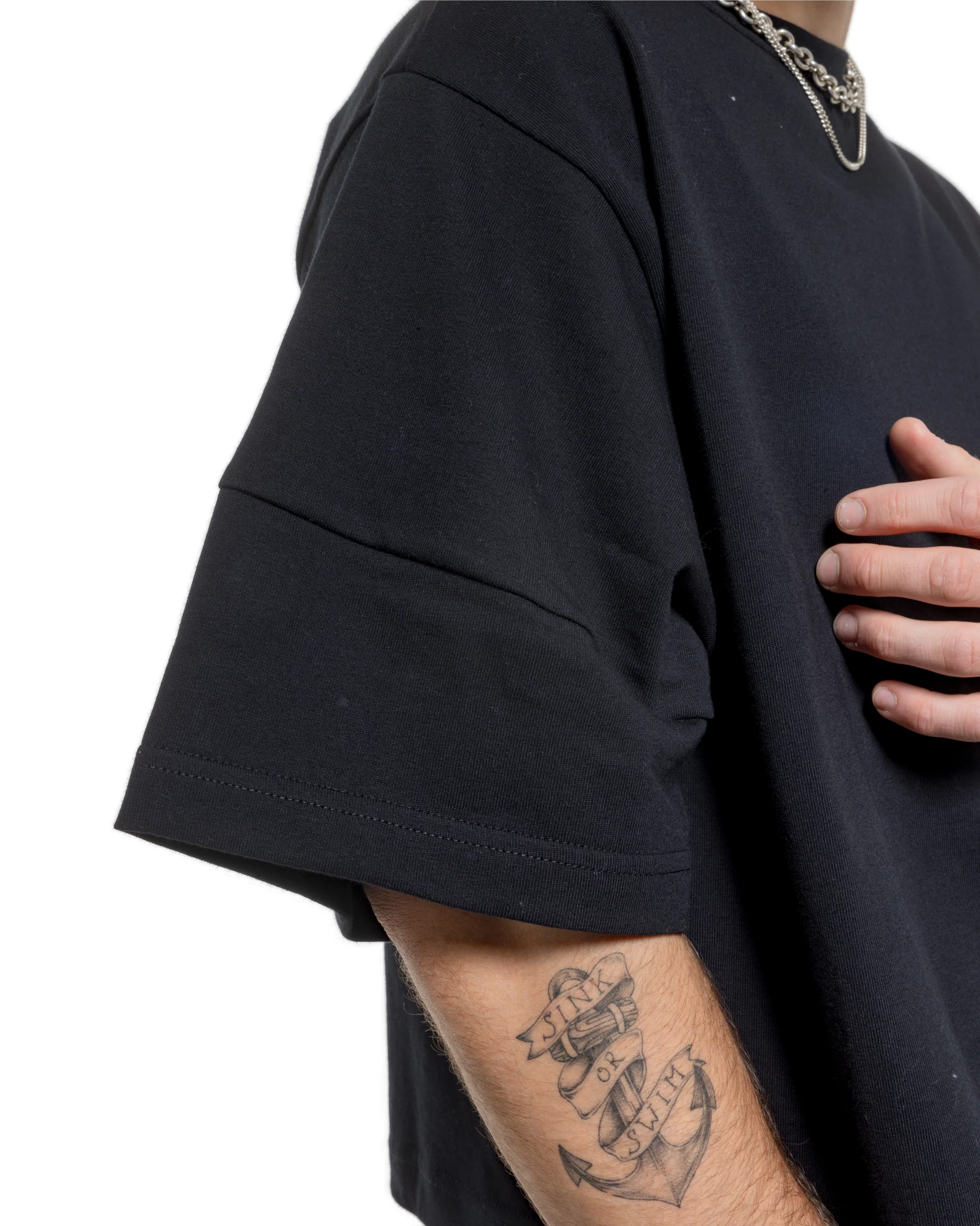 EVERGREEN TRIPLE ARM BOXY TEE - Image 3