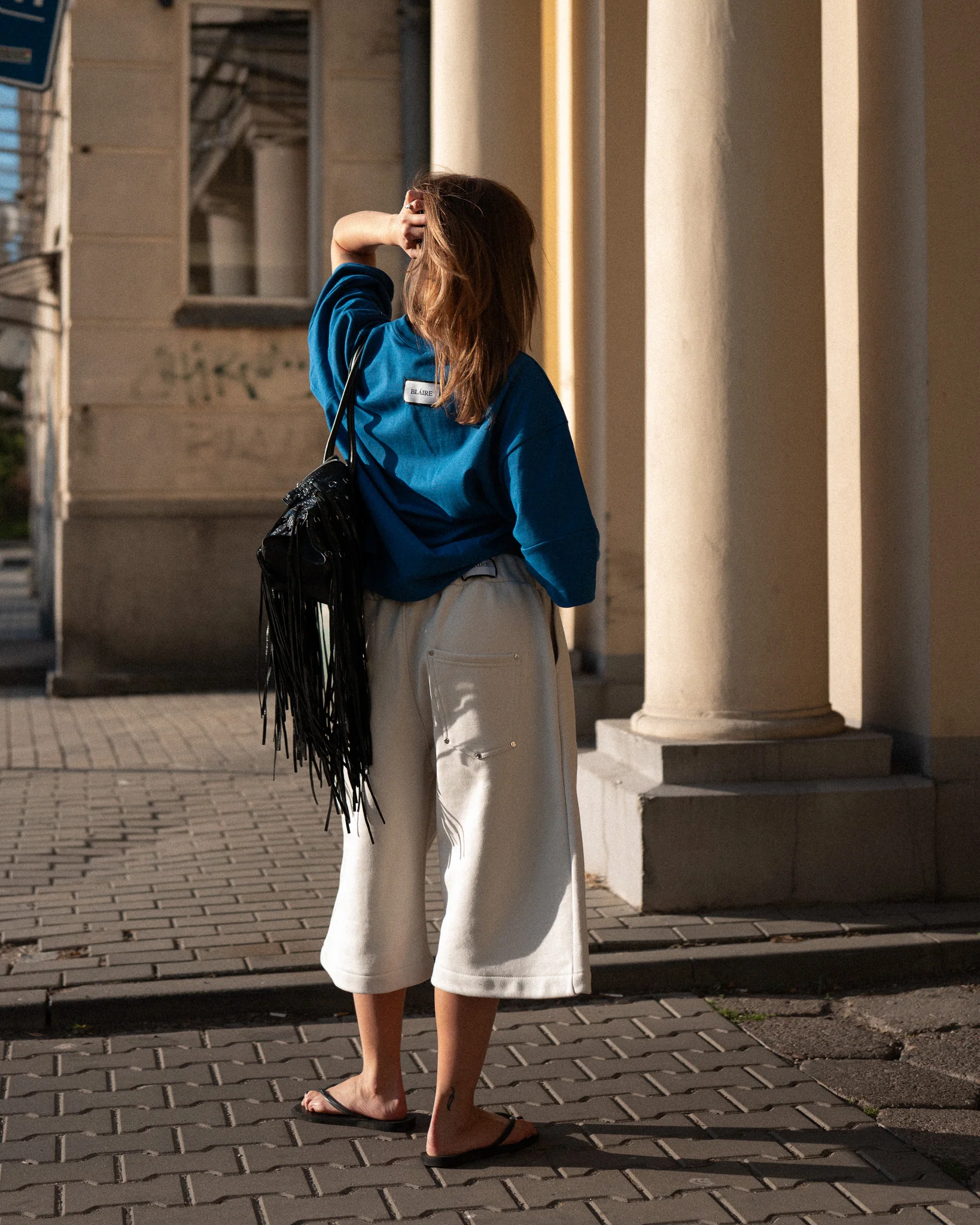 EVERGREEN TRIPLE ARM BOXY TEE - Image 5