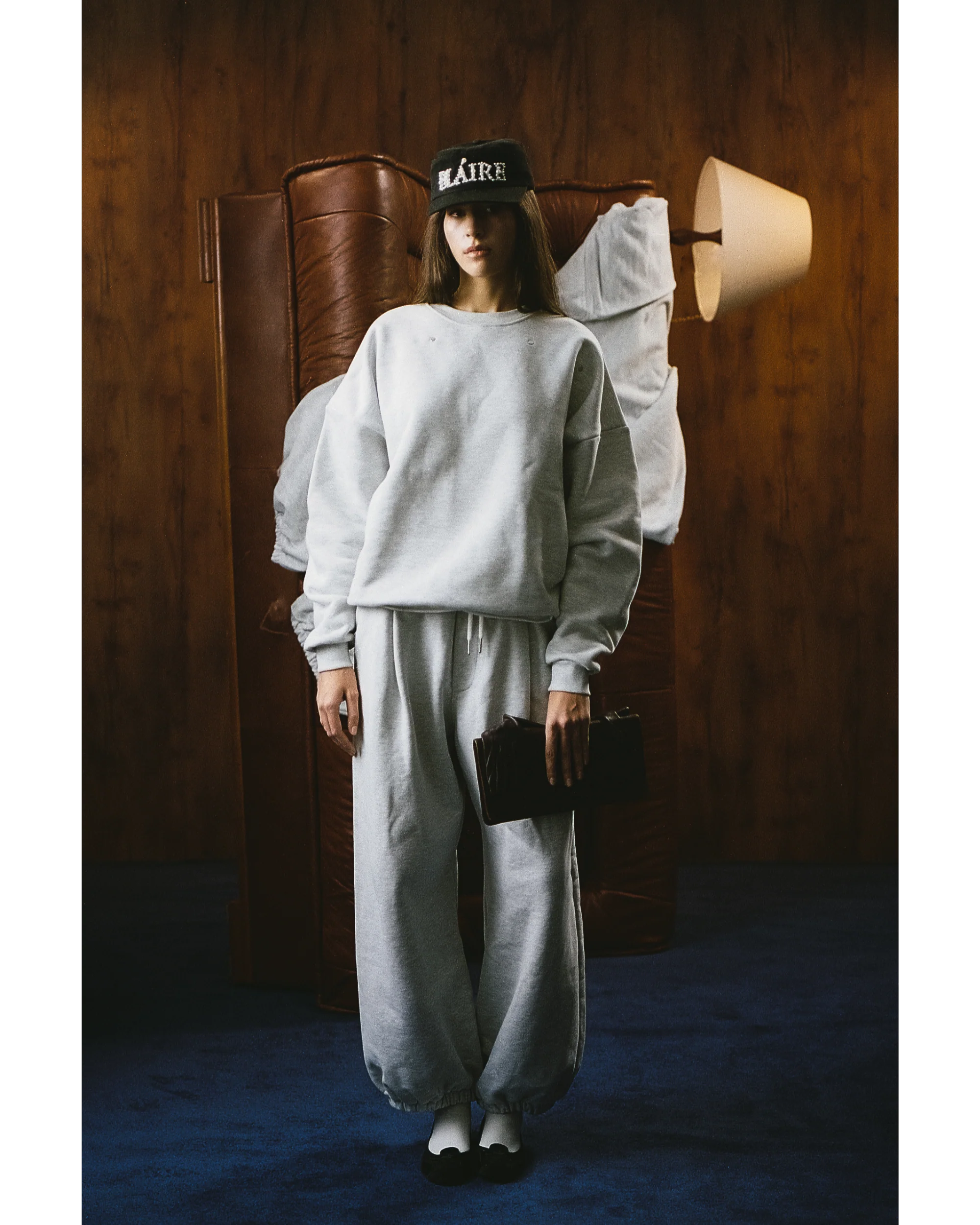 EVERGREEN WIDE LEG PLEATED SWEATPANTS - Image 3